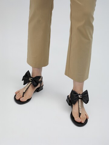 Lola Casademunt T-bar sandals in Black: front