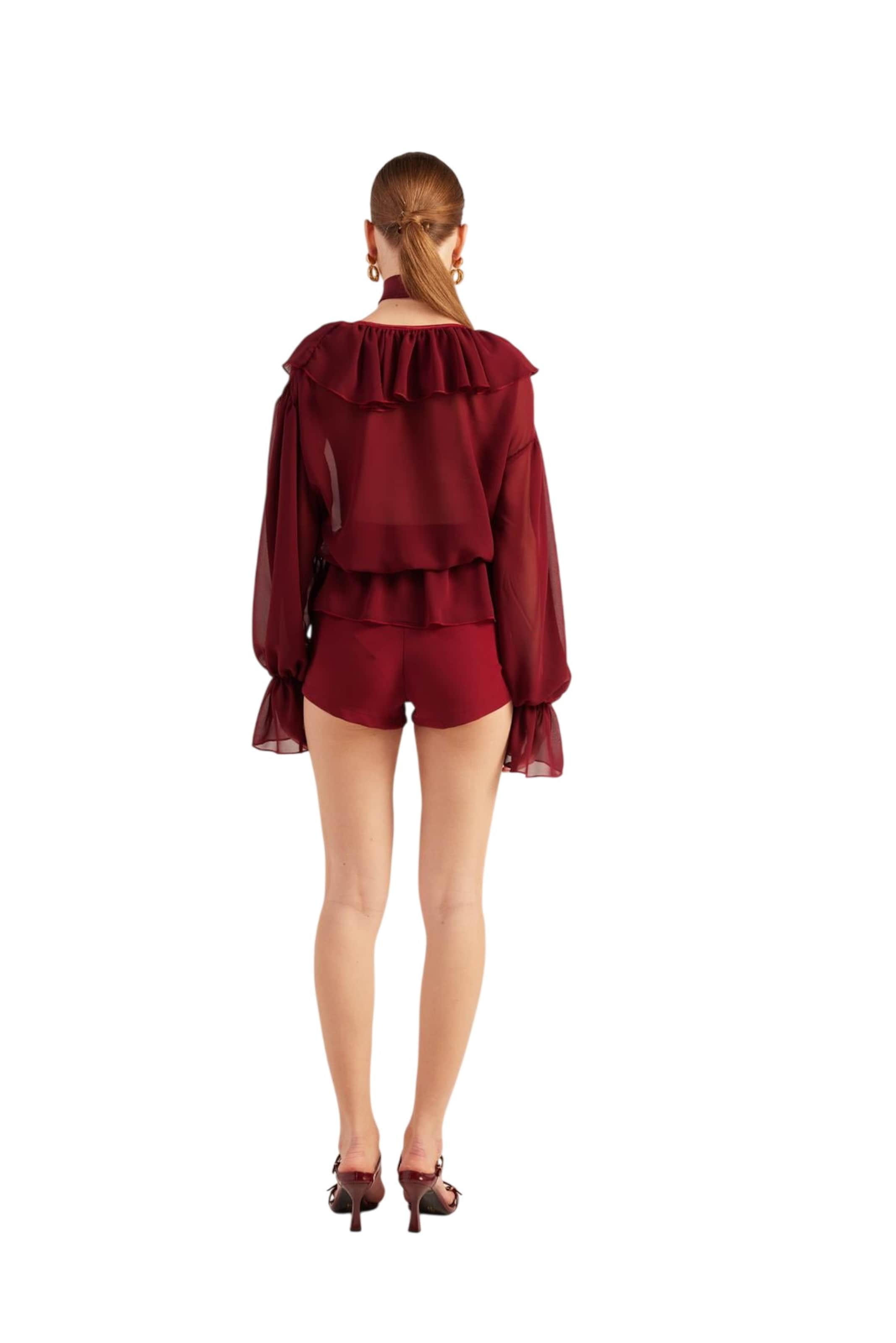 HOLLY LOLLY Bluse in Rot