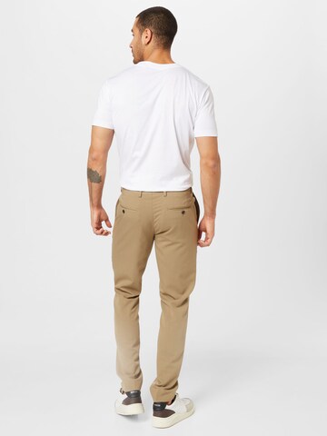 JACK & JONES Slim fit Trousers with creases 'Franco' in Green