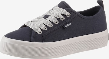 s.Oliver Platform trainers in Blue: front