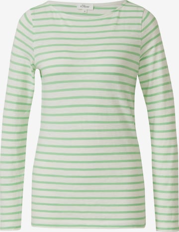 T-shirt s.Oliver en vert : devant