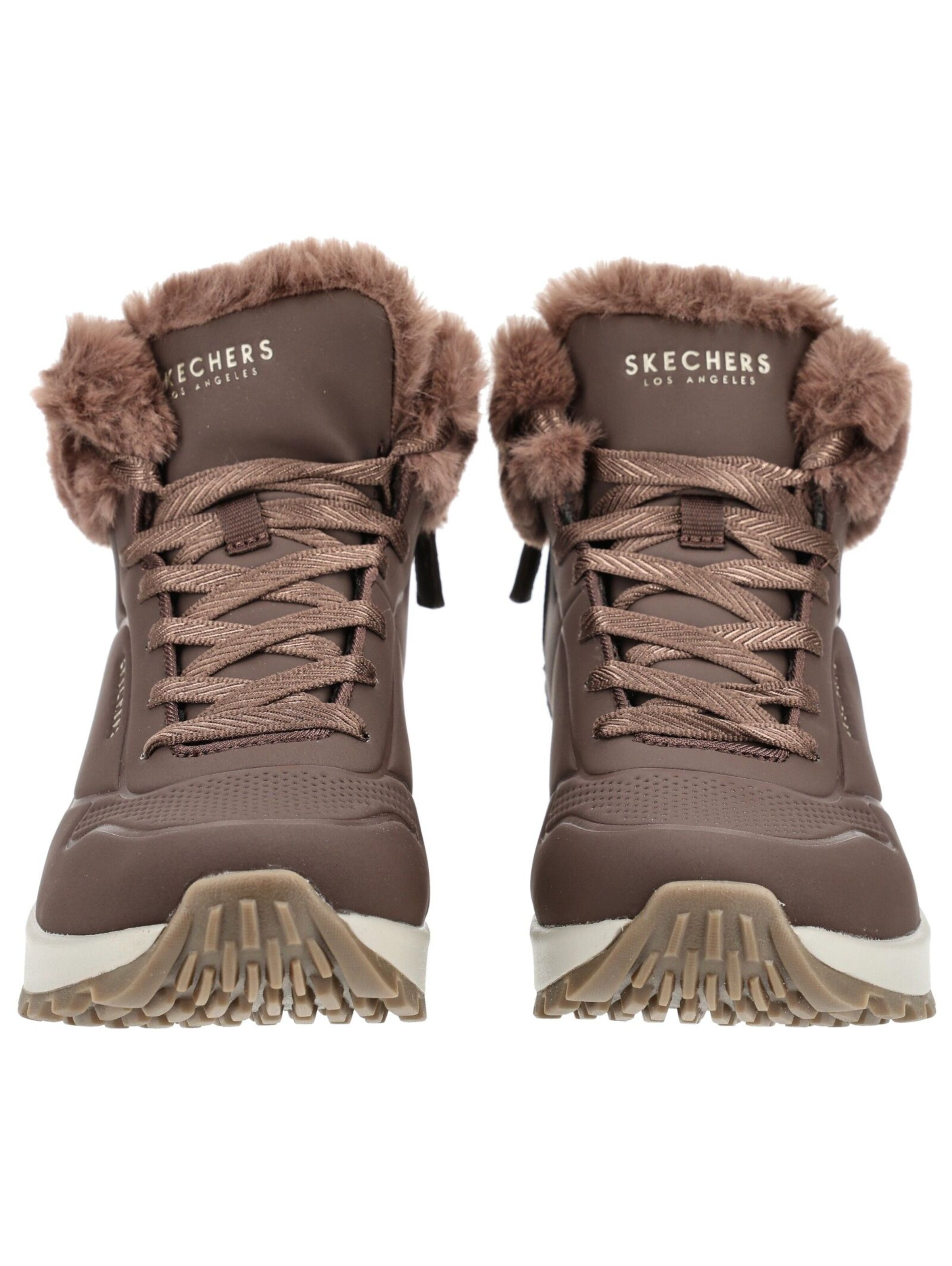 SKECHERS Lace-up bootie in Brown