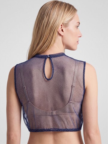 Blouse folklorique 'Klar' SPIETH & WENSKY en bleu