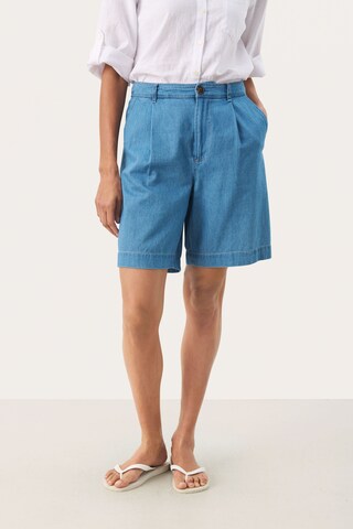 Part Two Regular Broek 'Regina' in Blauw: voorkant