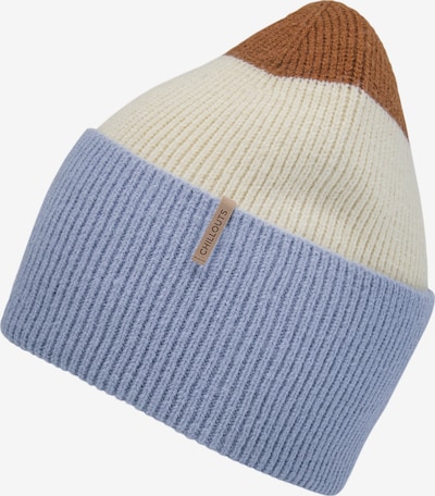 chillouts Beanie 'Tamy' in Smoke blue / Brown / White, Item view