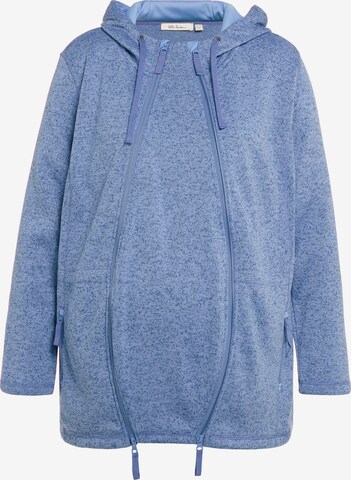 Ulla Popken Sweatjacke in Blau