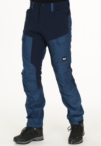 Whistler Regular Outdoor trousers 'ROMNING' in Blue: front