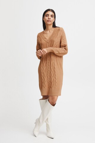 b.young Knit dress 'Milo' in Brown