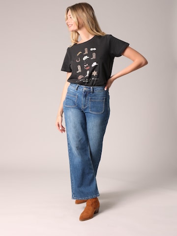 T-shirt 'Texas' Deeluxe en gris
