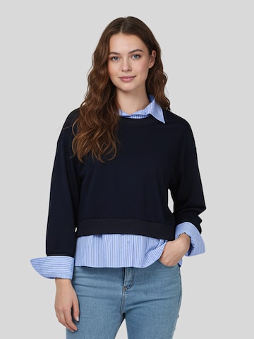 LapaPlus Bluse in Blau: Vorderseite