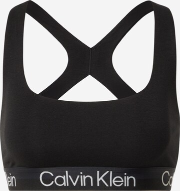 Calvin Klein Underwear Bustier Melltartó - fekete: elől