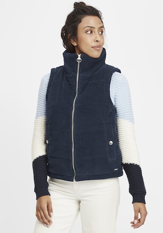 Oxmo Vest 'Videma' in Blue: front