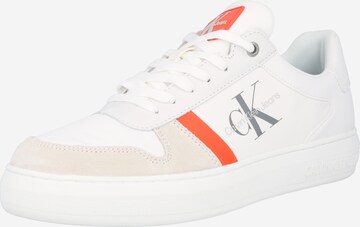 Calvin Klein Jeans Rövid szárú sportcipők - fehér: elől