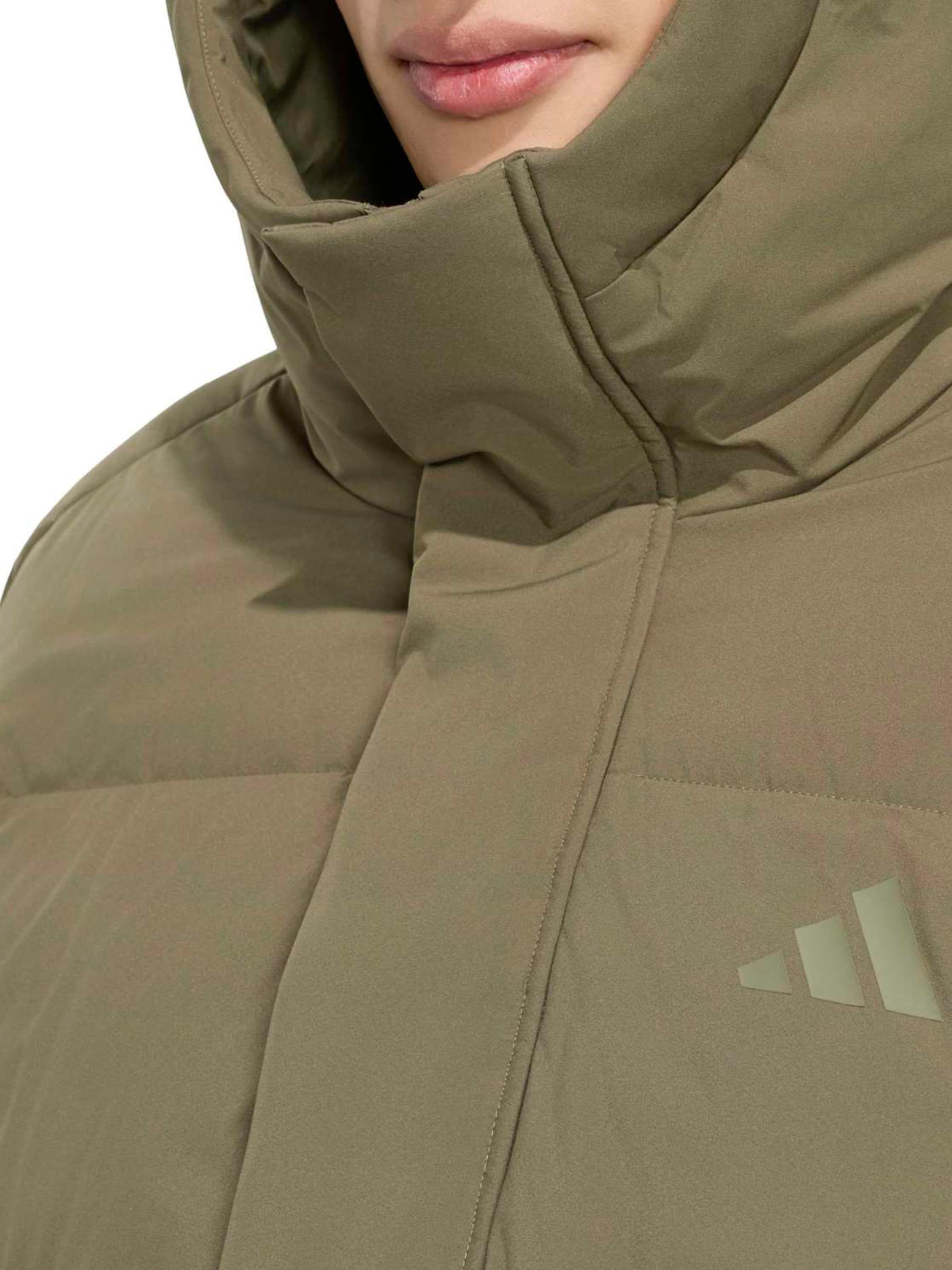 ADIDAS SPORTSWEAR Športna jakna 'HELIONIC' | zelena barva