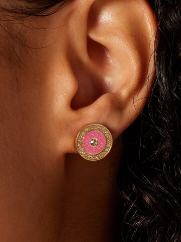 Boucles d'oreilles 'Sportiv' GUESS en or : devant