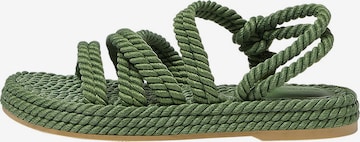 Sandales Pull&Bear en vert