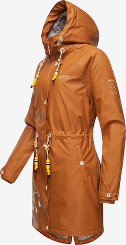 MARIKOO Płaszcz funkcyjny w kolorze pomarańczowy