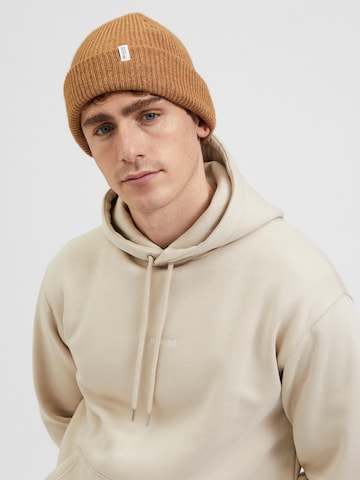 Bonnet 'Cray' SELECTED HOMME en beige