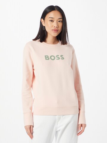 BOSS Orange Sweatshirt 'Ela' i pink: forside