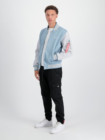 ALPHA INDUSTRIES Sweatjacka i blå