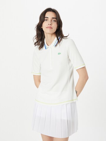 Lacoste Sport Funkční tričko – bílá: přední strana