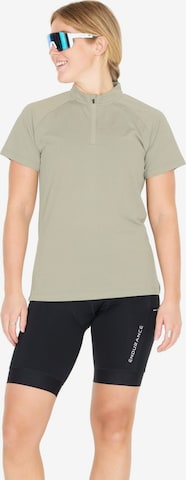 ENDURANCE Shirts 'Crow W Melange Cycling/MTB SS Shirt' i grå: forside