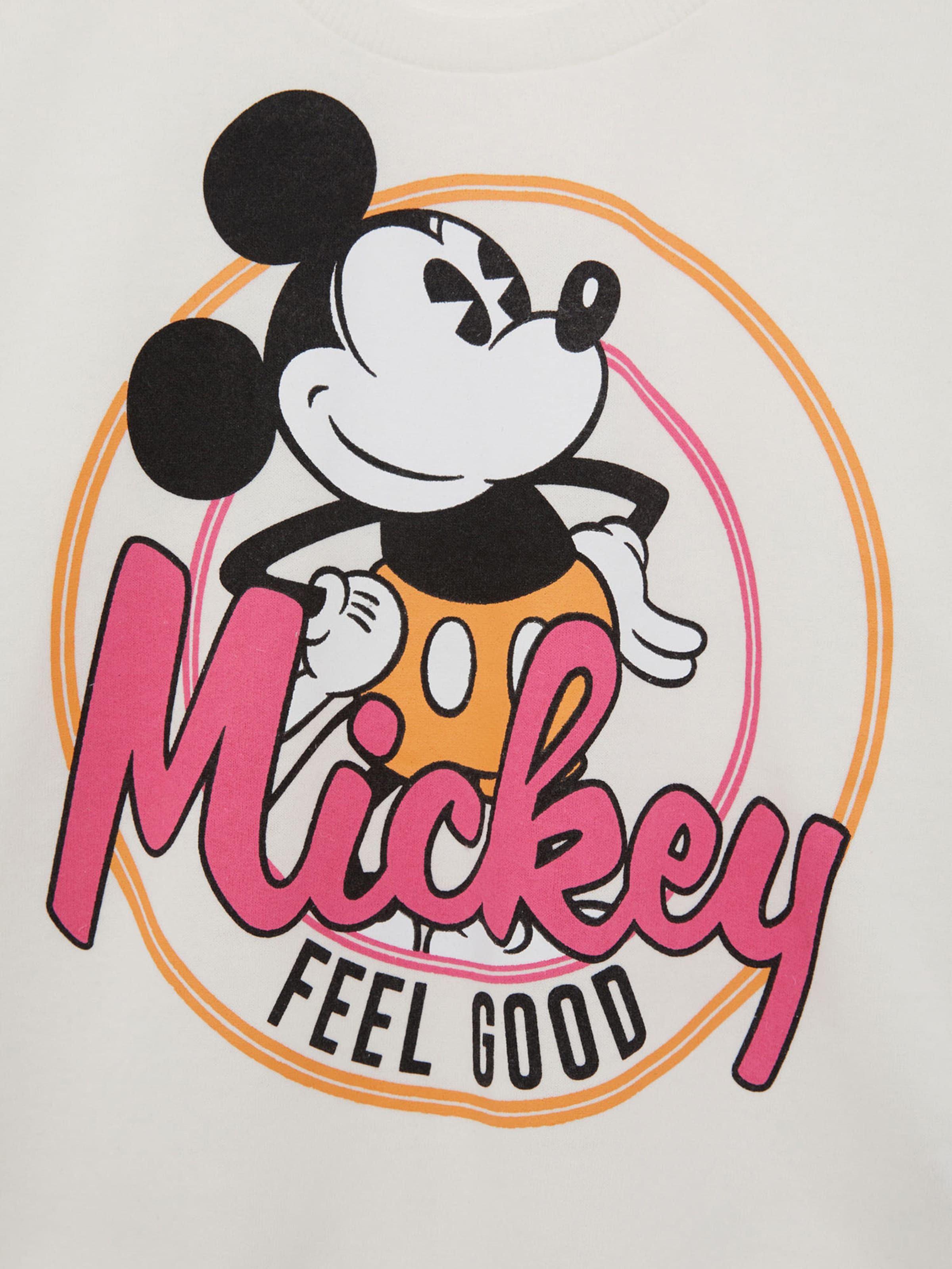 Kinder Teens (Gr. 140-176) DeFacto Sweatshirt 'Mickey & Minnie' in Beige - VR86322