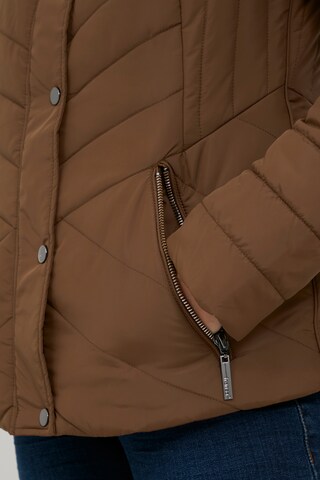 Fransa Between-Season Jacket 'FRBAVEST' in Brown