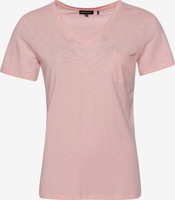 Superdry Koszulka w kolorze różowy: przód