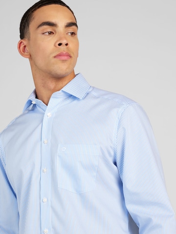 OLYMP Regular fit Button Up Shirt 'Luxor' in Blue