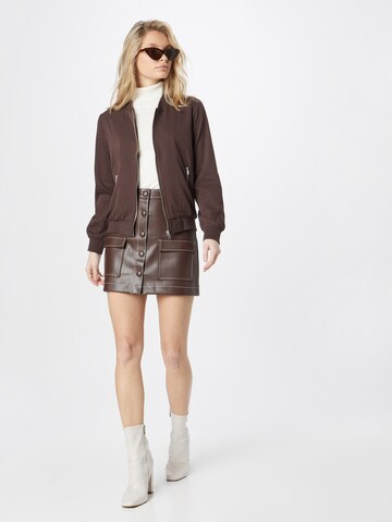 OBJECT Between-season jacket 'Lee Ann' in Brown