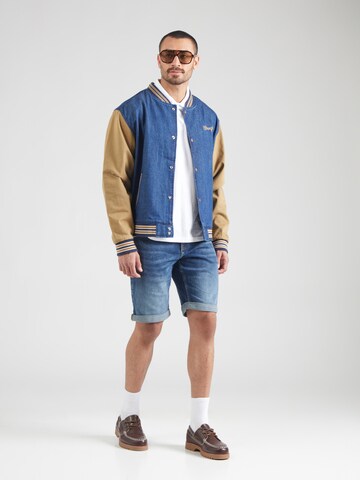 QS Regular Shorts 'John' in Blau