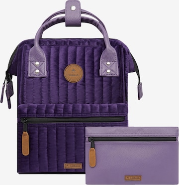 Cabaia Backpack 'Adventurer' in Purple: front