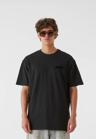 Lost Youth Tričko 'Lost Youth - Pastel Oasis' – černá: přední strana