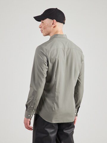 Coupe slim Chemise 'JJJOE' JACK & JONES en gris