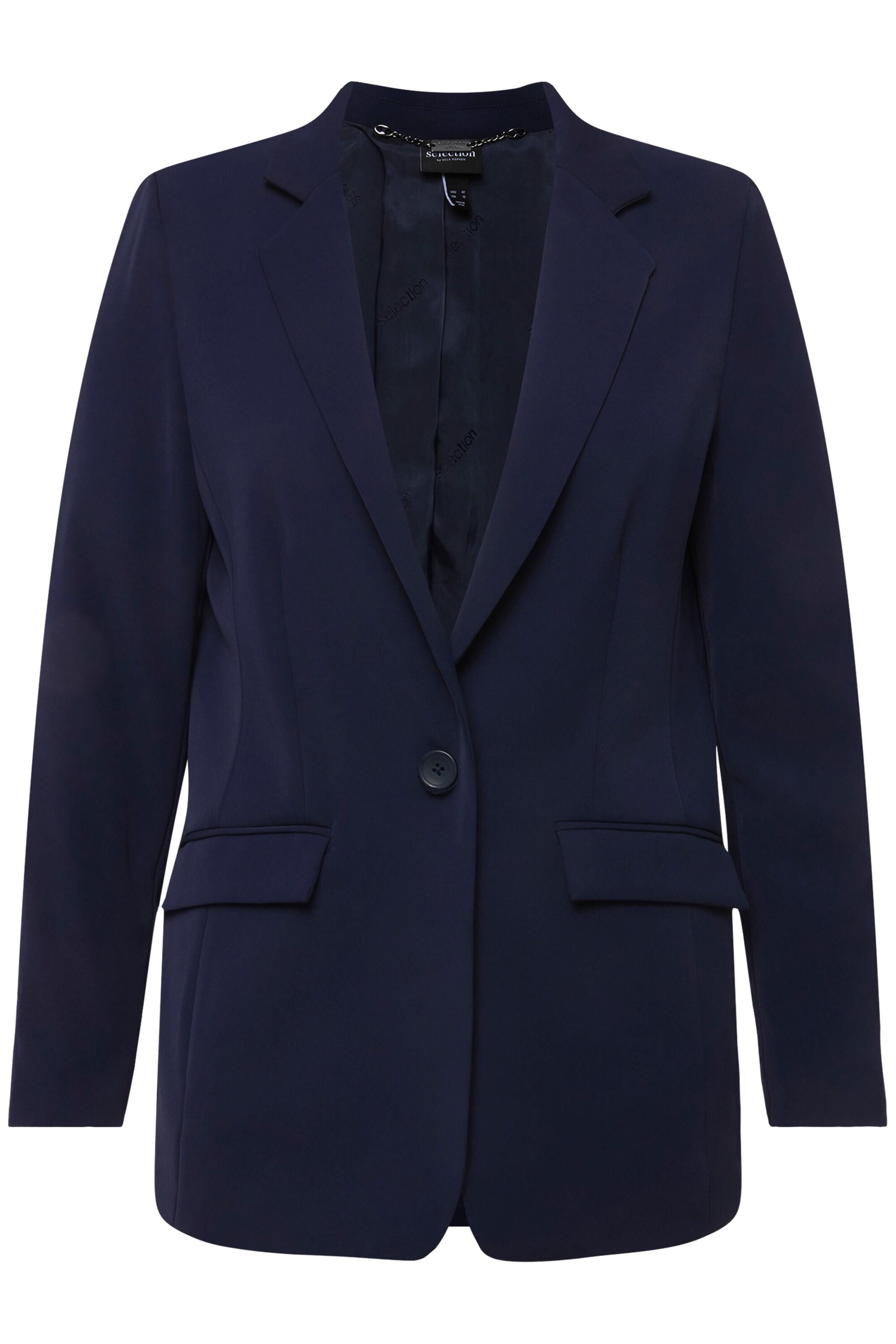 Ulla Popken Blazer in Blau: Vorderseite
