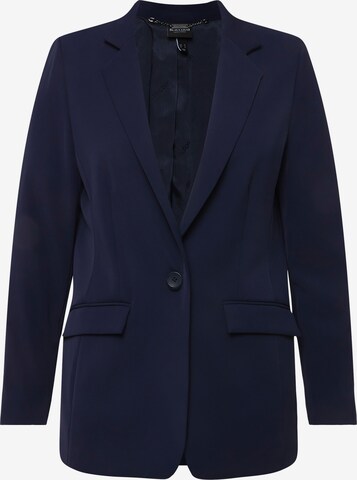 Blazer Ulla Popken en bleu : devant