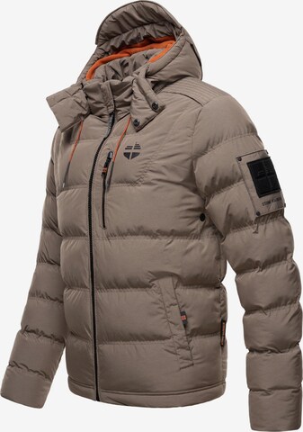 STONE HARBOUR Winter jacket 'Arvidoo' in Brown