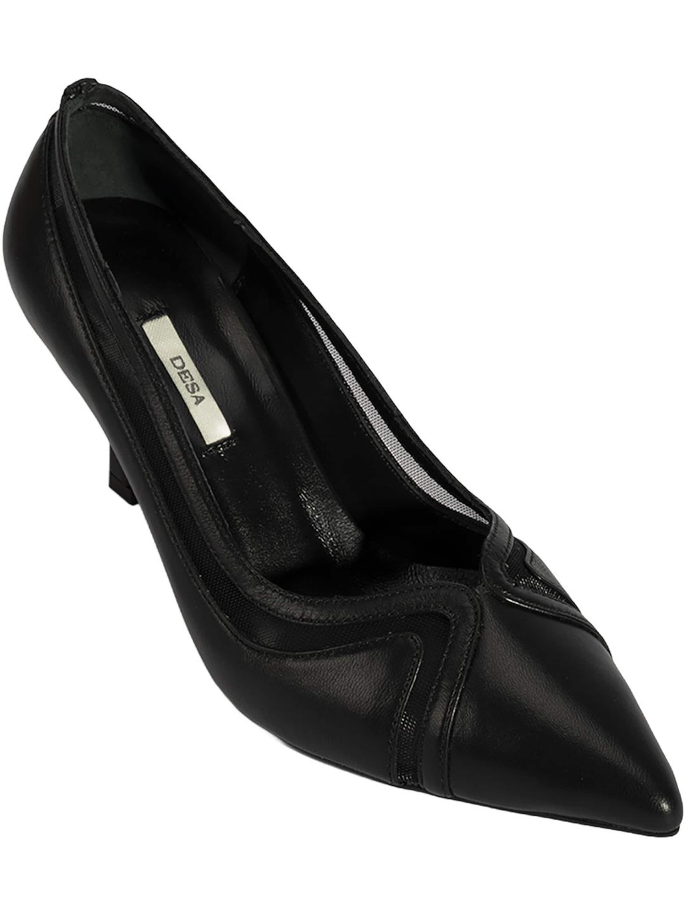 Desa - Zapatos destalonado 'High Heels' en negro
