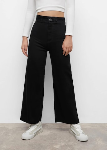 MANGO TEEN Wide leg Jeans 'Marinet' in Black: front