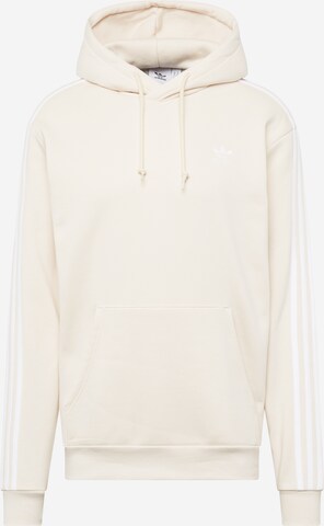 ADIDAS ORIGINALS Sweatshirt 'Adicolor Classics 3-Stripes' i hvid: forside