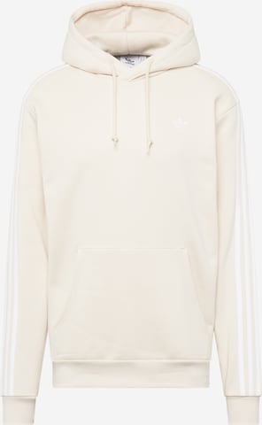 ADIDAS ORIGINALS Sweatshirt 'Adicolor Classics 3-Stripes' in White: front