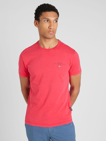 NAPAPIJRI Shirt 'SELBAS' in Rood: voorkant