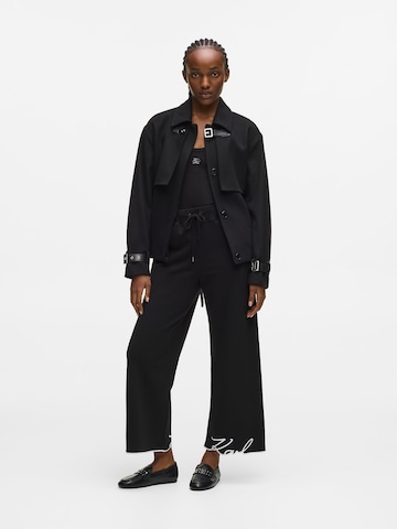 Regular Pantalon Karl Lagerfeld en noir