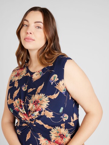 Lauren Ralph Lauren Plus - Vestido 'TESSANNE' en azul
