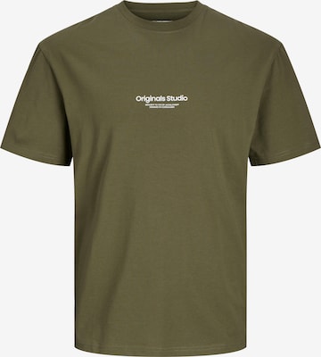 JACK & JONES Shirt 'JORVesterbro' in Green: front