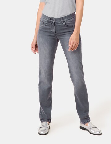 GERRY WEBER Slimfit Jeans 'Sol:ine' in Grau: Vorderseite