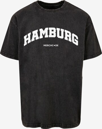 T-Shirt 'Hamburg' Merchcode en gris : devant