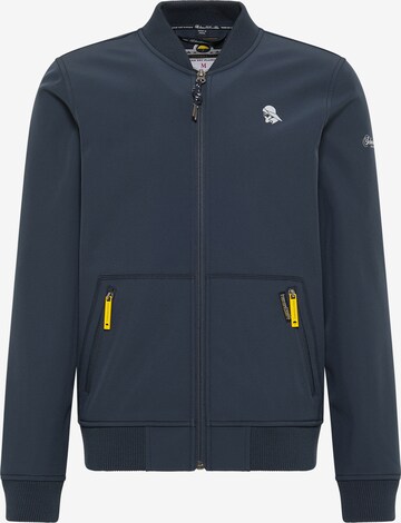 Schmuddelwedda Between-Season Jacket 'Albee' in Blue: front