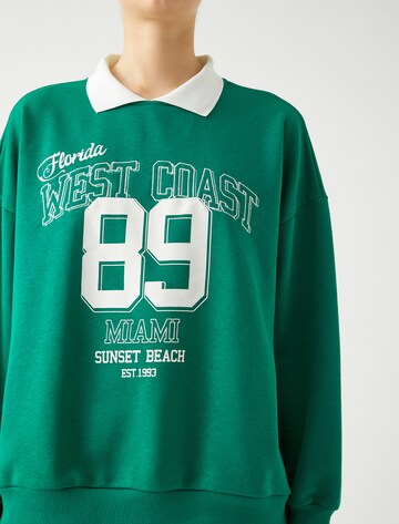 Koton Sweatshirt in Groen
